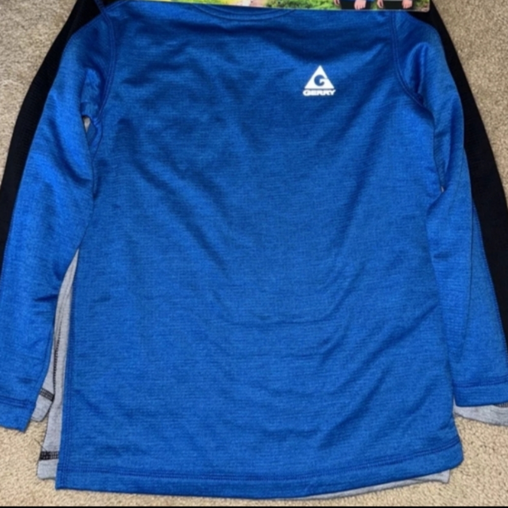 New Gerry Youth Blue Long Sleeve Shirt Tops Comfort Fit Cozy Warm Size 6 NWT NIB